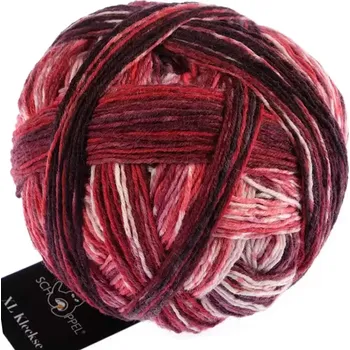 Příze Schoppel Wolle XL Kleckse 2430 Zen Temple (Ponožková příze XL Kleckse 2430 Zen Temple inspired by Bernd Kestler)