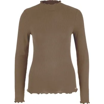 Dámské tričko BROADWAY® DÁMSKÉ RIB TRIKO SE STOJÁKEM -CAMEL XL