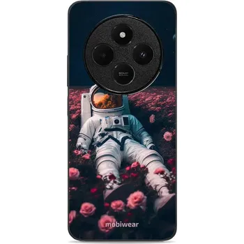 Pouzdro na mobilní telefon Lesklý kryt Mobiwear Glossy - Xiaomi Redmi 14C / Poco C75 - G002G Astronaut v růžích (Prémiové lesklé pouzdro, obal, kryt Mobiwear Glossy na mobil Xiaomi Redmi 14C / Poco C75 - G002G Astronaut v růžích, materiál Plast + TPU silikon - krytí po všech)