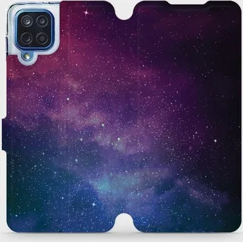 Pouzdro na mobilní telefon Flipové pouzdro Mobiwear - Samsung Galaxy M12 - V147P Mlhovina (Knížkové flip pouzdro, obal, kryt na mobil Samsung Galaxy M12 - V147P Mlhovina, materiál Umělá kůže + TPU - ochrana 360°, stojánek, silikonová vanička, magnetické zavírání)