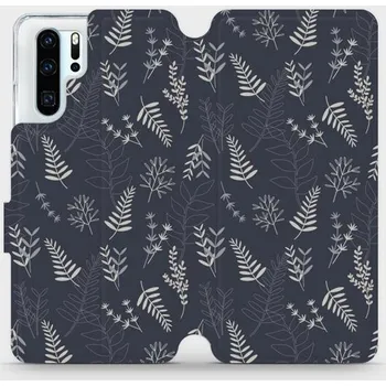 Pouzdro na mobilní telefon Flipové pouzdro Mobiwear - Huawei P30 Pro - VP15S Kapradiny (Knížkové flip pouzdro, obal, kryt na mobil Huawei P30 Pro - VP15S Kapradiny, materiál Umělá kůže + TPU - ochrana 360°, stojánek, silikonová vanička, magnetické zavírání)