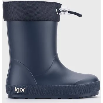 Dívčí obuv IGOR holínky Yogi Borreguito Cuello Marino/Navy - zateplené Velikost EU: 23, vnitřní délka: 152, vnitřní šířka: 63