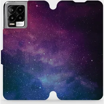 Pouzdro na mobilní telefon Flipové pouzdro Mobiwear - Realme 8 Pro - V147P Mlhovina (Knížkové flip pouzdro, obal, kryt na mobil Realme 8 Pro - V147P Mlhovina, materiál Umělá kůže + TPU - ochrana 360°, stojánek, silikonová vanička, magnetické zavírání)