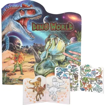 Předškolní výuka Depesche Germany Dino World Omalovánka se samolepkami 3503683