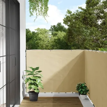 Plot OMAXI Balkonová zástěna krémová 800 x 120 cm PVC 878532