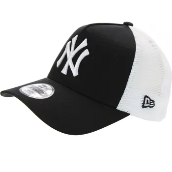 Kšiltovka kšiltovka New Era 9FO AF Clean Trucker MLB New York Yankees Child - Black/White kid´s size