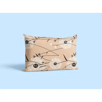 Povlečení Aaryans Bavlněný povlak na polštář Pampelišky béžové 70x90 cm