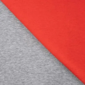 Oboustranná pletenina v červené barvě Q22505-150R