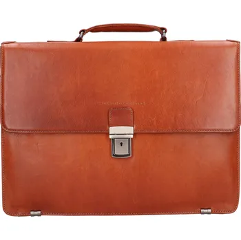 Pánská aktovka Pánská kožená aktovka The Chesterfield Brand Salvator - koňak