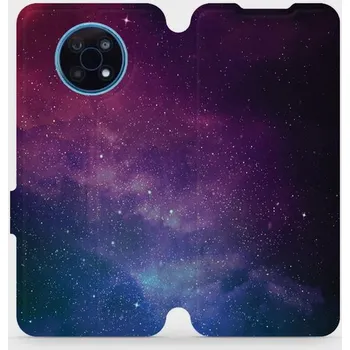 Pouzdro na mobilní telefon Flipové pouzdro Mobiwear - Nokia G50 5G - V147P Mlhovina (Knížkové flip pouzdro, obal, kryt na mobil Nokia G50 5G - V147P Mlhovina, materiál Umělá kůže + TPU - ochrana 360°, stojánek, silikonová vanička, magnetické zavírání)