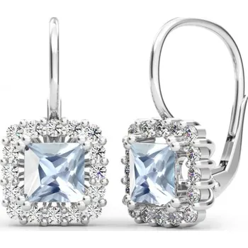 Náušnice Couple, Elegantní náušnice Clarissa, bílé zlato se zirkony, 585-66-3-0252.1B00.0.00.001.08