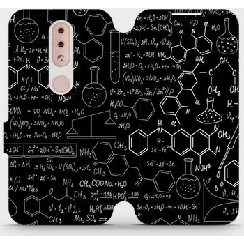 Pouzdro na mobilní telefon Flipové pouzdro Mobiwear - Nokia 4.2 - V060P Vzorečky (Knížkové flip pouzdro, obal, kryt na mobil Nokia 4.2 - V060P Vzorečky, materiál Umělá kůže + TPU - ochrana 360°, stojánek, silikonová vanička, magnetické zavírání)