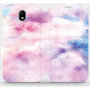 Pouzdro na mobilní telefon Flipové pouzdro Mobiwear - Samsung Galaxy J5 2017 - MR02S Vodovkové obrazce (Knížkové flip pouzdro, obal, kryt na mobil Samsung Galaxy J5 2017 - MR02S Vodovkové obrazce, materiál Umělá kůže + TPU - ochrana 360°, stojánek, silikonová vanička, magnetické)