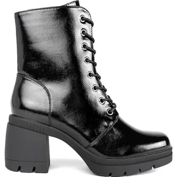 Dámské kozačky Vysoké vázané lakované kotníkové boty Sergio Leone BT208B Velikost: 37