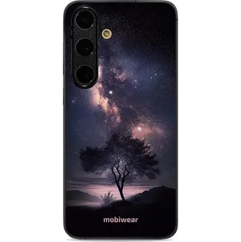Pouzdro na mobilní telefon Lesklý kryt Mobiwear Glossy - Samsung Galaxy S24 FE - G005G Strom s galaxií (Prémiové lesklé pouzdro, obal, kryt Mobiwear Glossy na mobil Samsung Galaxy S24 FE - G005G Strom s galaxií, materiál Plast + TPU silikon - krytí po všech stranách, neošoupatelný)