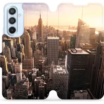 Pouzdro na mobilní telefon Flipové pouzdro Mobiwear - Samsung Galaxy A54 5G - M138P New York (Knížkové flip pouzdro, obal, kryt na mobil Samsung Galaxy A54 5G - M138P New York, materiál Umělá kůže + TPU - ochrana 360°, stojánek, silikonová vanička, magnetické zavírání)