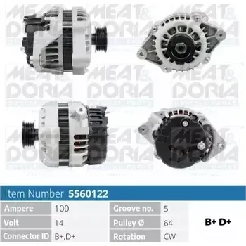 Alternátor MEAT & DORIA Alternátor MAD 5560122