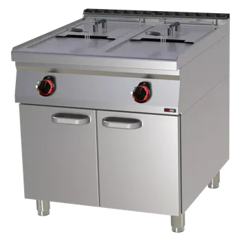 Sporák REDFOX FE 90/80-17 E FRITÉZA EL. 17+17 LT s podstavcem