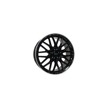 Alu kolo CMS C25 Skoda 7x17 4x100 ET38.00 černá + leštěný límec