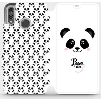 Pouzdro na mobilní telefon Flipové pouzdro Mobiwear - Honor 8X - M030P Panda Amálka (Knížkové flip pouzdro, obal, kryt na mobil Honor 8X - M030P Panda Amálka, materiál Umělá kůže + TPU - ochrana 360°, stojánek, silikonová vanička, magnetické zavírání)