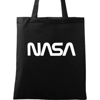 Bavlněná taška Nasa (Barva: Černá)
