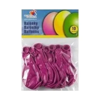 Hra na zahradu Balónek nafukovací - sada 10ks FUCHSIOVÉ 26cm
