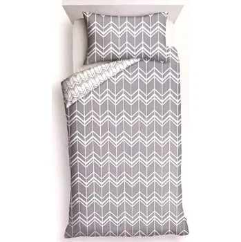 Povlečení KSTL 2-dílné ložní povlečení 140 x 200 cm, 70 x 90 cm 7665, šedé