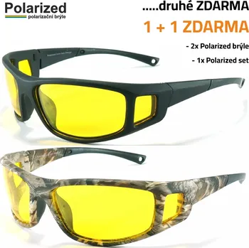 Sluneční brýle AKCE 1+1 ZDARMA, polarizační brýle POLARIZED 2Fi4Y+2Fi4Y2