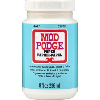 Speciální výtvarná barva Mod Podge Super Matte PAPER - dekorační lak 236 ml