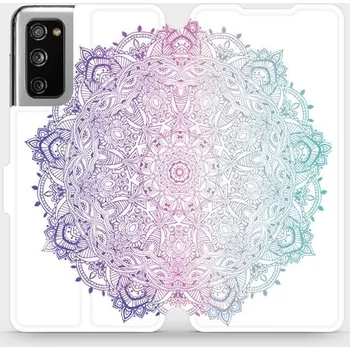 Pouzdro na mobilní telefon Flipové pouzdro Mobiwear - Samsung Galaxy S20 FE - M008S Mandala (Knížkové flip pouzdro, obal, kryt na mobil Samsung Galaxy S20 FE - M008S Mandala, materiál Umělá kůže + TPU - ochrana 360°, stojánek, silikonová vanička, magnetické zavírání)