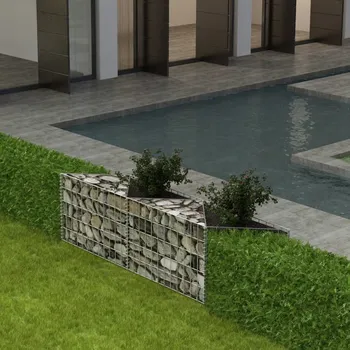 Plot OMAXI Gabionový koš pozinkovaná ocel 120 x 30 x 50 cm 521600