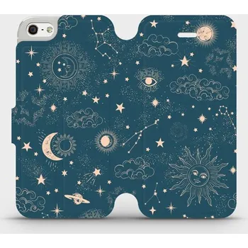 Pouzdro na mobilní telefon Flipové pouzdro Mobiwear - Apple iPhone SE / iPhone 5 / iPhone 5S - VP14S Magický vesmír (Knížkové flip pouzdro, obal, kryt na mobil Apple iPhone SE / iPhone 5 / iPhone 5S - VP14S Magický vesmír, materiál Umělá kůže + TPU - ochrana 360°, stojánek,)