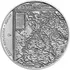 Česká mincovna Stříbrná mince 200 Kč vydání Komenského mapy Moravy 2024 Standart 13 g