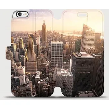 Pouzdro na mobilní telefon Flipové pouzdro Mobiwear - Apple iPhone 6 / iPhone 6s - M138P New York (Knížkové flip pouzdro, obal, kryt na mobil Apple iPhone 6 / iPhone 6s - M138P New York, materiál Umělá kůže + TPU - ochrana 360°, stojánek, silikonová vanička, magnetické zavírání)