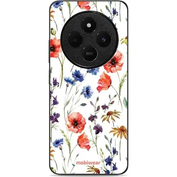 Pouzdro na mobilní telefon Lesklý kryt Mobiwear Glossy - Xiaomi Redmi 14C / Poco C75 - G032G - Luční kvítí (Prémiové lesklé pouzdro, obal, kryt Mobiwear Glossy na mobil Xiaomi Redmi 14C / Poco C75 - G032G - Luční kvítí, materiál Plast + TPU silikon - krytí po všech stranách,)