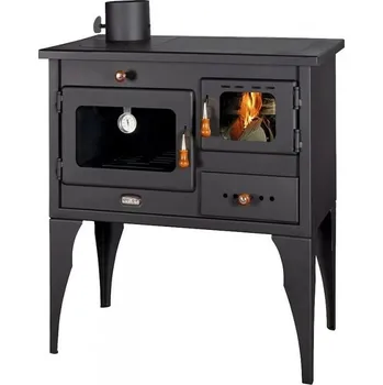 Sporák na tuhá paliva Sporák na tuhá paliva Prity 1P34L levá - černá