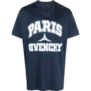 Pánské tričko GIVENCHY Paris Blue tričko M Tmavě modrá