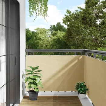 Plot OMAXI Balkonová zástěna krémová 600 x 90 cm PVC 878020