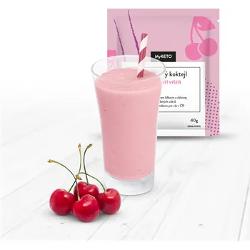 Keto dieta Proteinový koktejl s příchutí višeň 20×40 g