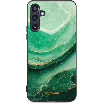 Pouzdro na mobilní telefon Lesklý kryt Mobiwear Glossy - Samsung Galaxy A16 / A16 5G - G023G - Zelený mramor (Prémiové lesklé pouzdro, obal, kryt Mobiwear Glossy na mobil Samsung Galaxy A16 / A16 5G - G023G - Zelený mramor, materiál Plast + TPU silikon - krytí po všech stranách,)