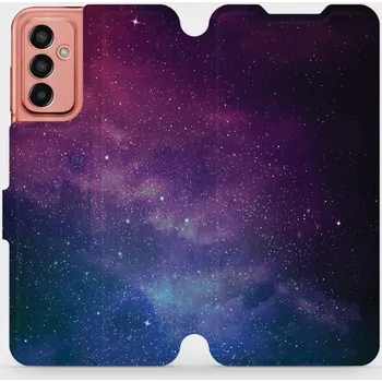 Pouzdro na mobilní telefon Flipové pouzdro Mobiwear - Samsung Galaxy M13 - V147P Mlhovina (Knížkové flip pouzdro, obal, kryt na mobil Samsung Galaxy M13 - V147P Mlhovina, materiál Umělá kůže + TPU - ochrana 360°, stojánek, silikonová vanička, magnetické zavírání)