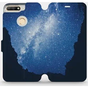Pouzdro na mobilní telefon Flipové pouzdro Mobiwear - Honor 7A - M146P Galaxie (Knížkové flip pouzdro, obal, kryt na mobil Honor 7A - M146P Galaxie, materiál Umělá kůže + TPU - ochrana 360°, stojánek, silikonová vanička, magnetické zavírání)