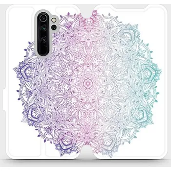Pouzdro na mobilní telefon Flipové pouzdro Mobiwear - Xiaomi Redmi Note 8 Pro - M008S Mandala (Knížkové flip pouzdro, obal, kryt na mobil Xiaomi Redmi Note 8 Pro - M008S Mandala, materiál Umělá kůže + TPU - ochrana 360°, stojánek, silikonová vanička, magnetické zavírání)