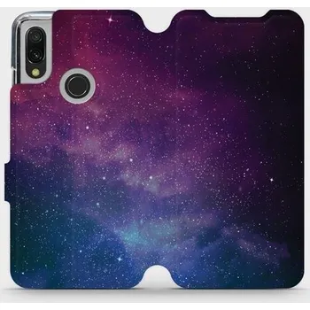 Pouzdro na mobilní telefon Flipové pouzdro Mobiwear - Xiaomi Redmi 7 - V147P Mlhovina (Knížkové flip pouzdro, obal, kryt na mobil Xiaomi Redmi 7 - V147P Mlhovina, materiál Umělá kůže + TPU - ochrana 360°, stojánek, silikonová vanička, magnetické zavírání)