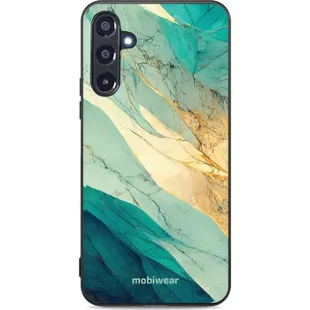 Pouzdro na mobilní telefon Lesklý kryt Mobiwear Glossy - Samsung Galaxy A16 / A16 5G - G024G - Zlatavý a zelenkavý mramor (Prémiové lesklé pouzdro, obal, kryt Mobiwear Glossy na mobil Samsung Galaxy A16 / A16 5G - G024G - Zlatavý a zelenkavý mramor, materiál Plast + TPU silikon -)