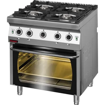 Sporák Plynový sporák s plynovou troubou KROMET 700.KG-4/PG-2 ,hořáků 4