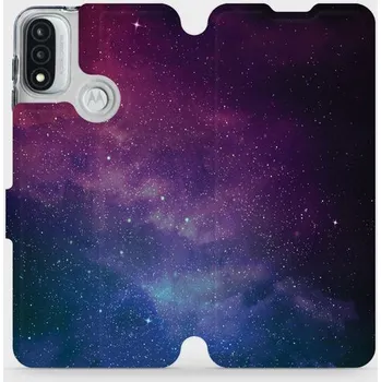 Pouzdro na mobilní telefon Flipové pouzdro Mobiwear - Motorola Moto E20 - V147P Mlhovina (Knížkové flip pouzdro, obal, kryt na mobil Motorola Moto E20 - V147P Mlhovina, materiál Umělá kůže + TPU - ochrana 360°, stojánek, silikonová vanička, magnetické zavírání)