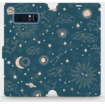 Pouzdro na mobilní telefon Flipové pouzdro Mobiwear - Samsung Galaxy Note 8 - VP14S Magický vesmír (Knížkové flip pouzdro, obal, kryt na mobil Samsung Galaxy Note 8 - VP14S Magický vesmír, materiál Umělá kůže + TPU - ochrana 360°, stojánek, silikonová vanička, magnetické zavírání)