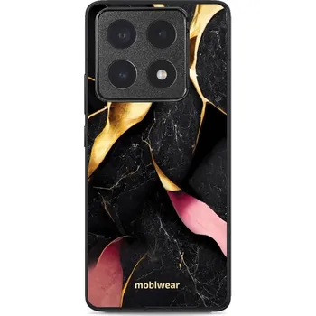 Pouzdro na mobilní telefon Lesklý kryt Mobiwear Glossy - Xiaomi 14T Pro - G021G Černý a zlatavý mramor (Prémiové lesklé pouzdro, obal, kryt Mobiwear Glossy na mobil Xiaomi 14T Pro - G021G Černý a zlatavý mramor, materiál Plast + TPU silikon - krytí po všech stranách, neošoupatelný)