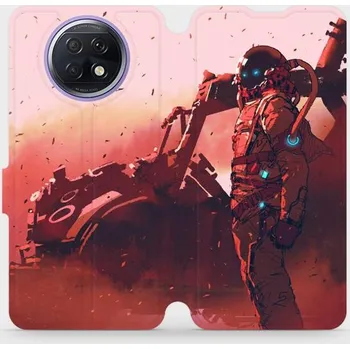 Pouzdro na mobilní telefon Flipové pouzdro Mobiwear - Xiaomi Redmi Note 9T 5G - MA09S Průzkumník s červeným vozítkem (Knížkové flip pouzdro, obal, kryt na mobil Xiaomi Redmi Note 9T 5G - MA09S Průzkumník s červeným vozítkem, materiál Umělá kůže + TPU - ochrana 360°, stojánek,)